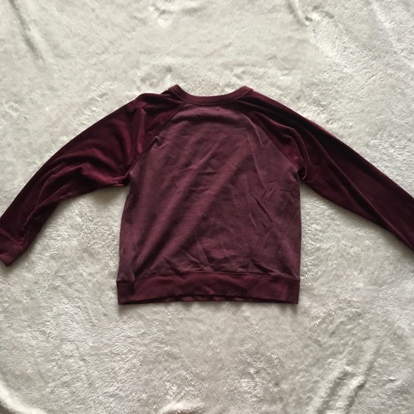 Abercrombie Kids - Burgundy Logo Crewneck Sweatershirt - Picture 2 of 6